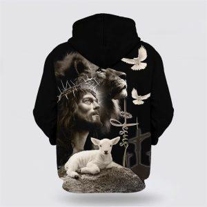 3D All Over Print Black Jesus And Lion Jesus Hoodie 3D Printed Gifts For Christians 2 ris4hp.jpg