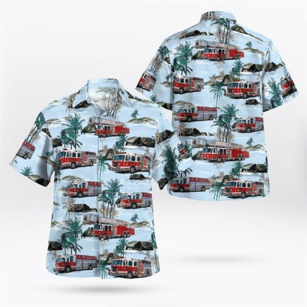 Absecon City, New Jersey, Absecon City Fire Department Hawaiian Shirt – Gifts For Firefighters In Absecon City, NJ