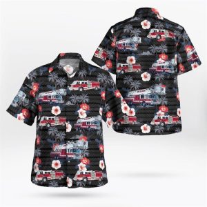 Albion Fire Department Albion New York Hawaiian Shirt – Gifts For Firefighters In New York