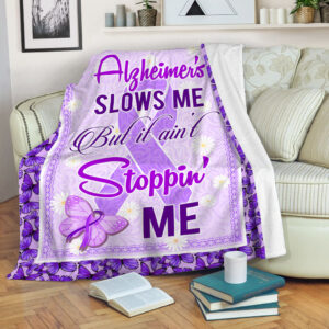 Alzheimer's Shoes Flows Me Fleece Throw Blanket - Sherpa Fleece Blanket - Weighted Blanket To Sleep