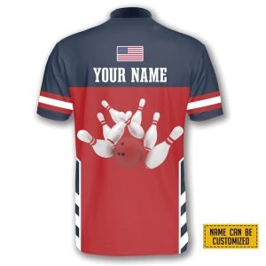 American Flag Red Navy Bowling Personalized Names And Team Jersey Shirt Gift For Bowling Enthusiasts 4 zafssr.jpg