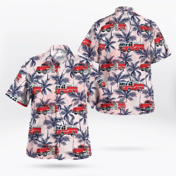 Ancram New York Taghkanic Fire Department Hawaiian Shirt – Gifts For Firefighters In New York