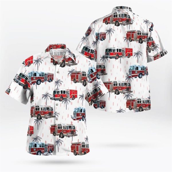 Armonk, New York, Armonk Fire Department Hawaiian Shirt – Gifts For Firefighters In Armonk, NY