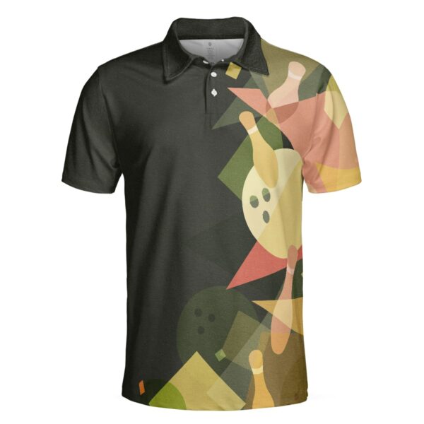 Artistic Colorful Short Sleeve Men Polo Shirt – Bowling Men Polo Shirt – Gifts To Get For Your Dad – Father’s Day Shirt