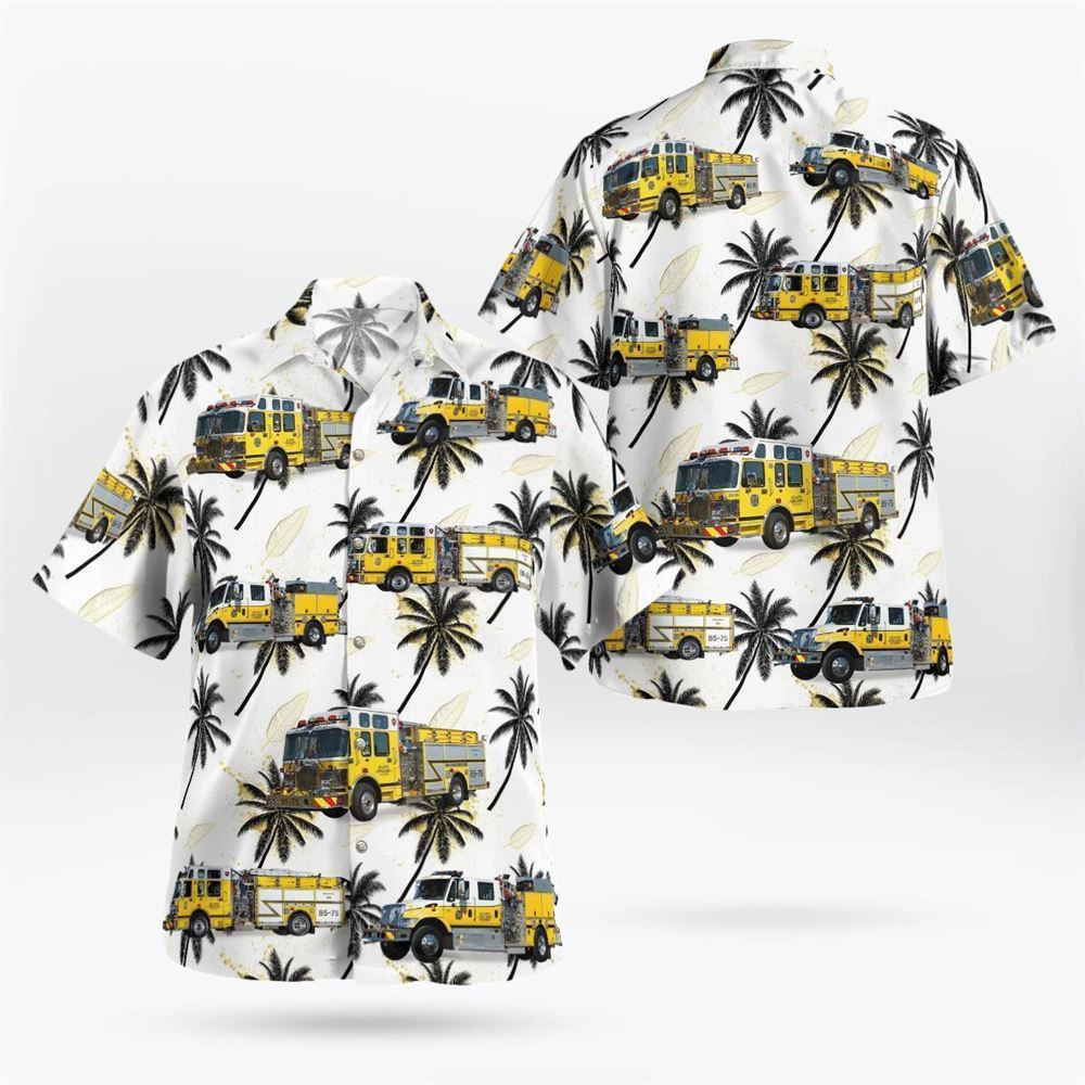 Atlantic Highlands Fire Department, NJ Hawaiian Shirt – Gifts For Firefighters In Atlantic Highlands, NJ