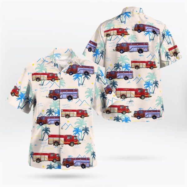 Auburn, New York, Fleming Fire Department #1 Hawaiian Shirt – Gifts For Firefighters In Auburn, NY