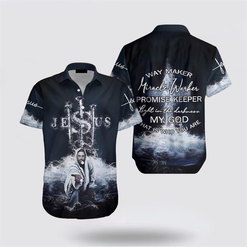 Awesome Easter Jesus Way Maker Hawaiian Shirts For Men And Women – Gifts For Christians Awesome Easter Jesus Way Maker Hawaiian Shirts For Men And Women – Gifts For Christians