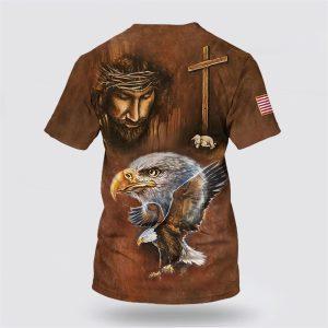 Bald Eagle Jesus And The Lamb All Over Print All Over Print 3D T Shirt Gifts For Christians 2 ce4tvo.jpg