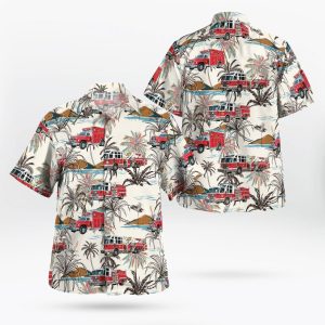 Ballston Spa, NY, Eagle Matt Lee FD No. 1 Hawaiian Shirt – Gifts For Firefighters In Ballston Spa, NY