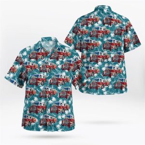 Barrington Fire Department New Jersey Hawaiian Shirt – Gifts For Firefighters In New Jersey