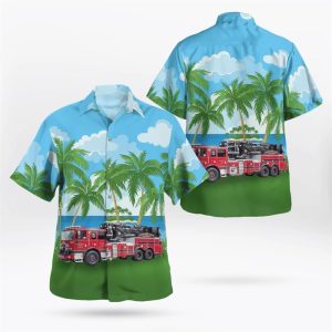 Bayport New York Bayport Fire Department Hook & Ladder Company No. 1 The Devils Tower Hawaiian Shirt – Gifts For Firefighters In New York