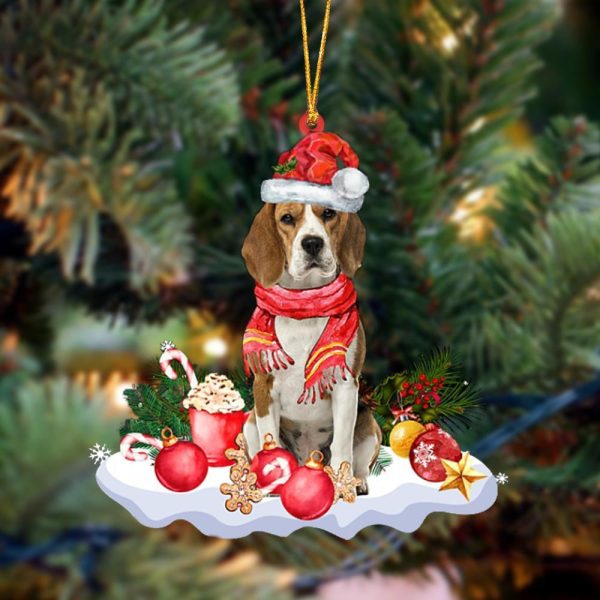 Beagle Better Christmas Hanging Christmas Plastic Hanging Ornament – Funny Ornament
