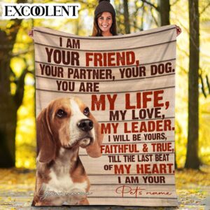 Beagle Fleece Throw Blanket - Sherpa Fleece Blanket - Gifts For Dog Lover