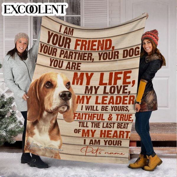 Beagle Fleece Throw Blanket – Sherpa Fleece Blanket – Gifts For Dog Lover
