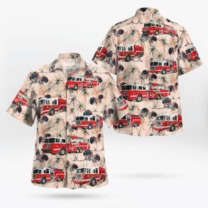 Bedford Hills, Westchester County, NY, Bedford Hills FD Hawaiian Shirt – Gifts For Firefighters In Bedford Hills, Westchester County, NY