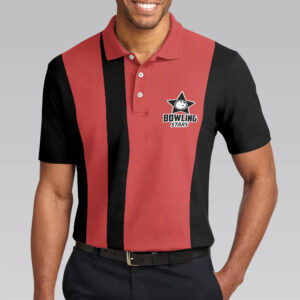 Black And Red Bowling It's Not How You Bowl Polo Shirt - Bowling Men Polo Shirt - Gifts To Get For Your Dad - Father's Day Shirt