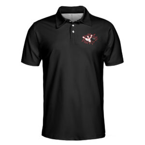 Black Bowling Grab Your Balls We're Going Polo Shirt - Bowling Men Polo Shirt - Gifts To Get For Your Dad - Father's Day Shirt