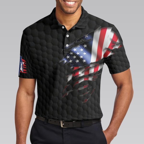 Black Cool Usa Flag Bowling Polo Shirt – Bowling Men Polo Shirt – Gifts To Get For Your Dad – Father’s Day Shirt