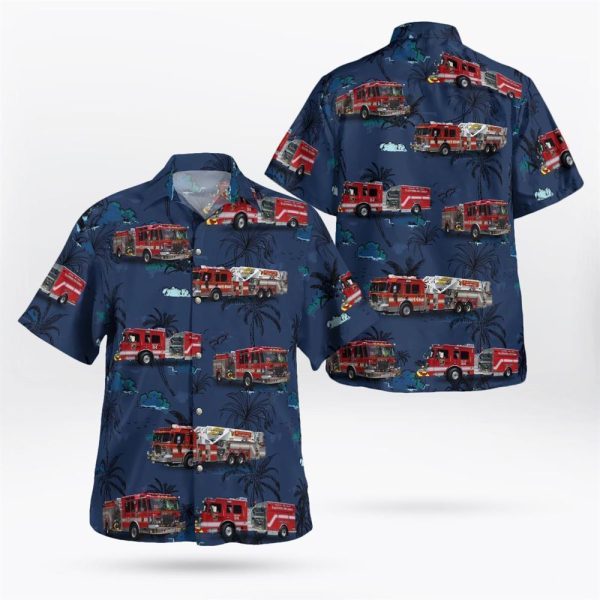 Blackwood New Jersey Blackwood Fire Company Hawaiian Shirt – Gifts For Firefighters In New Jersey
