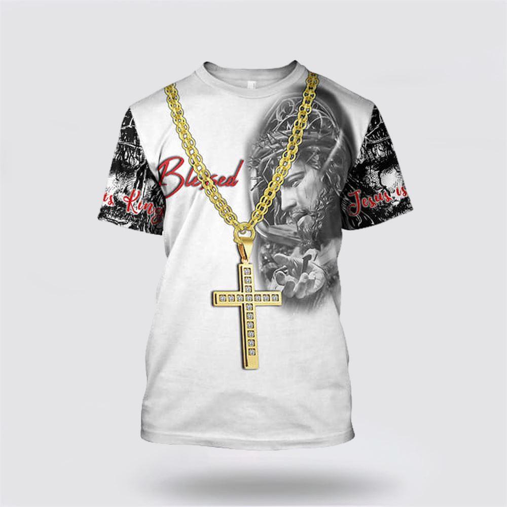 Blessed Jesus All Over Print 3D T Shirt – Gifts For Christians