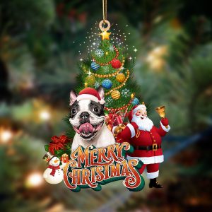 Boston Terrier Christmas Tree&Dog Hanging Christmas Plastic…