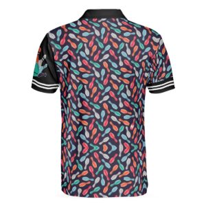 Bowling Ball Pattern I Always Use Three Fingers Polo Shirt - Bowling Men Polo Shirt - Gifts To Get For Your Dad - Father's Day Shirt