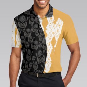 Bowling Dad Argyle Pattern Polo Shirt - Bowling Men Polo Shirt - Gifts To Get For Your Dad - Father's Day Shirt