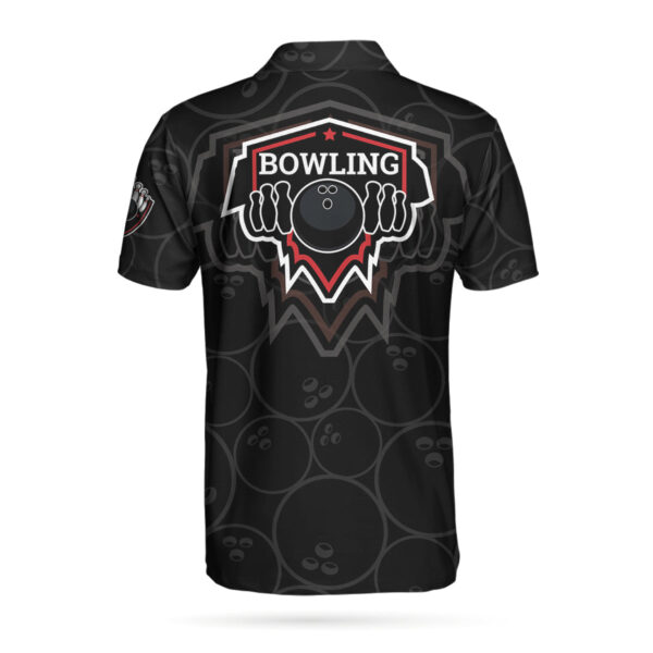 Bowling In Fire And American Flag Polo Shirt – Bowling Men Polo Shirt – Gifts To Get For Your Dad – Father’s Day Shirt