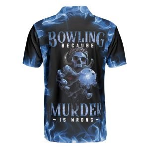 Bowling Murder Scary Skull Halloween Polo Shirt Gift For Bowling Enthusiasts 2 t67anw.jpg