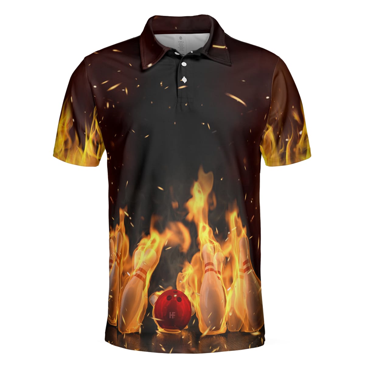Bowling Pin With Fire Polo Shirt – Bowling Men Polo Shirt – Gifts To Get For Your Dad – Father’s Day Shirt Bowling Pin With Fire Polo Shirt – Bowling Men Polo Shirt – Gifts To Get For Your Dad – Father’s Day Shirt