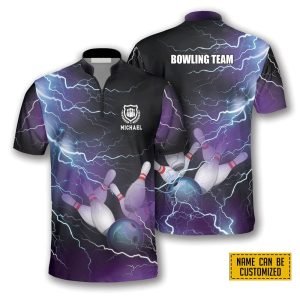 Bowling Strike Thunder Lightning Bowling Personalized Names And Team Jersey Shirt Gift For Bowling Enthusiasts 2 smst69.jpg