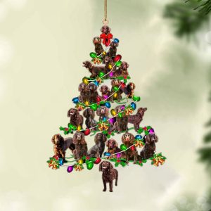 Boykin Spaniel-Christmas Tree Lights-Two Sided Christmas Plastic…