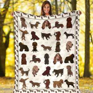 Boykin Spaniel Fleece Throw Blanket - Pendleton Sherpa Fleece Blanket - Gifts For Dog Lover