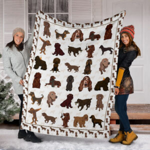 Boykin Spaniel Fleece Throw Blanket - Pendleton Sherpa Fleece Blanket - Gifts For Dog Lover