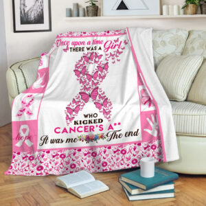 Breast Cancer Survivor Pre Fleece Throw Blanket…