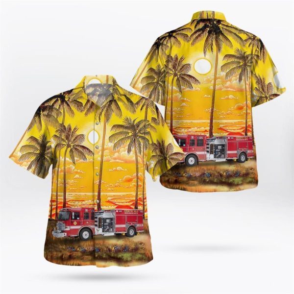 Bridgewater New Jersey Bridgewater Fire District No.3 Hawaiian Shirt – Gifts For Firefighters In New Jersey