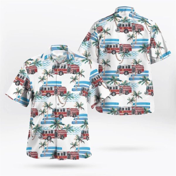 Brockport New York Brockport Fire District Hawaiian Shirt – Gifts For Firefighters In New York