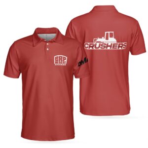 Bruening Crushers Bowling Team Polo Shirt –…