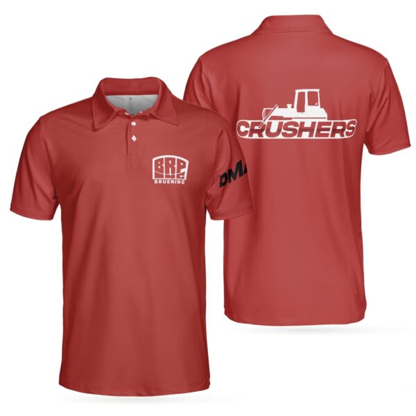 Bruening Crushers Bowling Team Polo Shirt – Bowling Men Polo Shirt – Gifts To Get For Your Dad – Father’s Day Shirt