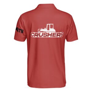 Bruening Crushers Bowling Team Polo Shirt - Bowling Men Polo Shirt - Gifts To Get For Your Dad - Father's Day Shirt