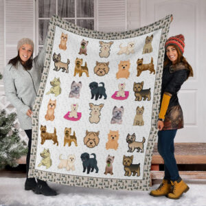 Cairn Terrier Fleece Throw Blanket - Pendleton Sherpa Fleece Blanket - Gifts For Dog Lover