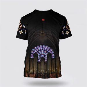 Cathedrals Stained Glass Windows Christian All Over Print 3D T Shirt Gifts For Christians 2 ia948k.jpg