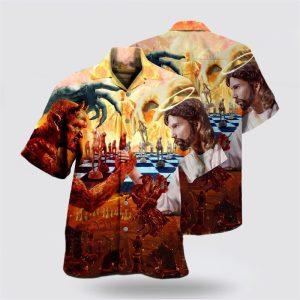 Chess Battle Satan Jesus Cool Style Hawaiian Shirt 2 dmehrg.jpg