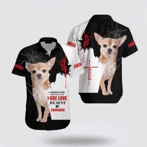 Chihuahua Dog Jesus Hawaiian Shirts For Men…