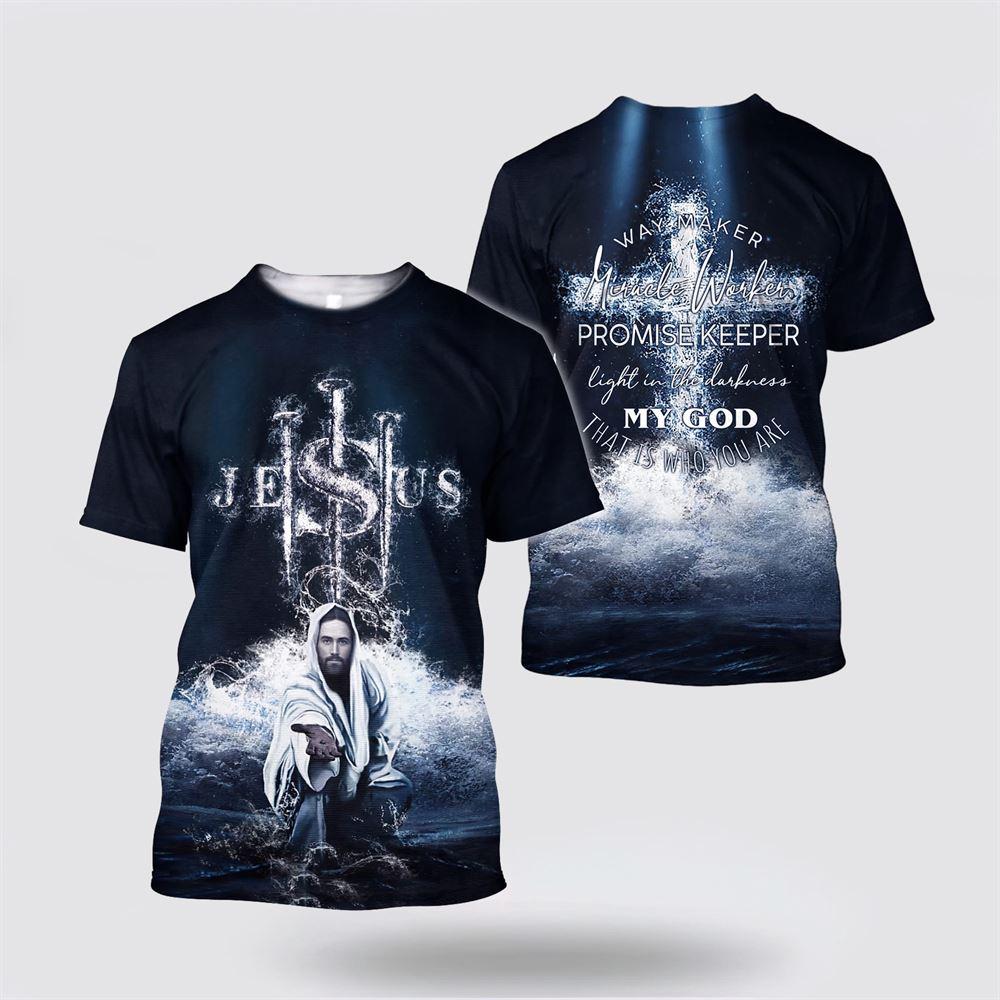 Christ Jesus All Over Print 3D T Shirt – Gifts For Christians Christ Jesus All Over Print 3D T Shirt – Gifts For Christians