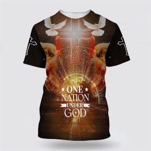 Christian Cross Jesus One Nation Under God…