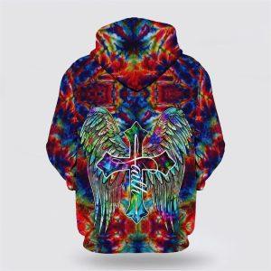 Christian Faith Of Jesus Cross Red All Over Print 3D Hoodie Gifts For Christians 2 lie4lz.jpg