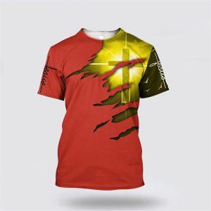 Christian Glowing Light Cross Jesus All Over…