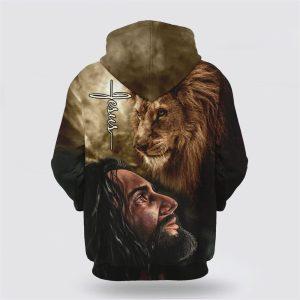 Christian Jesus Lion All Over Print 3D Hoodie Gifts For Christians 2 hbvul9.jpg