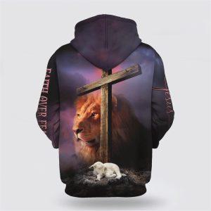 Christian Jesus Lion And The Lamb All Over Print 3D Hoodie Gifts For Christians 2 zt80f3.jpg